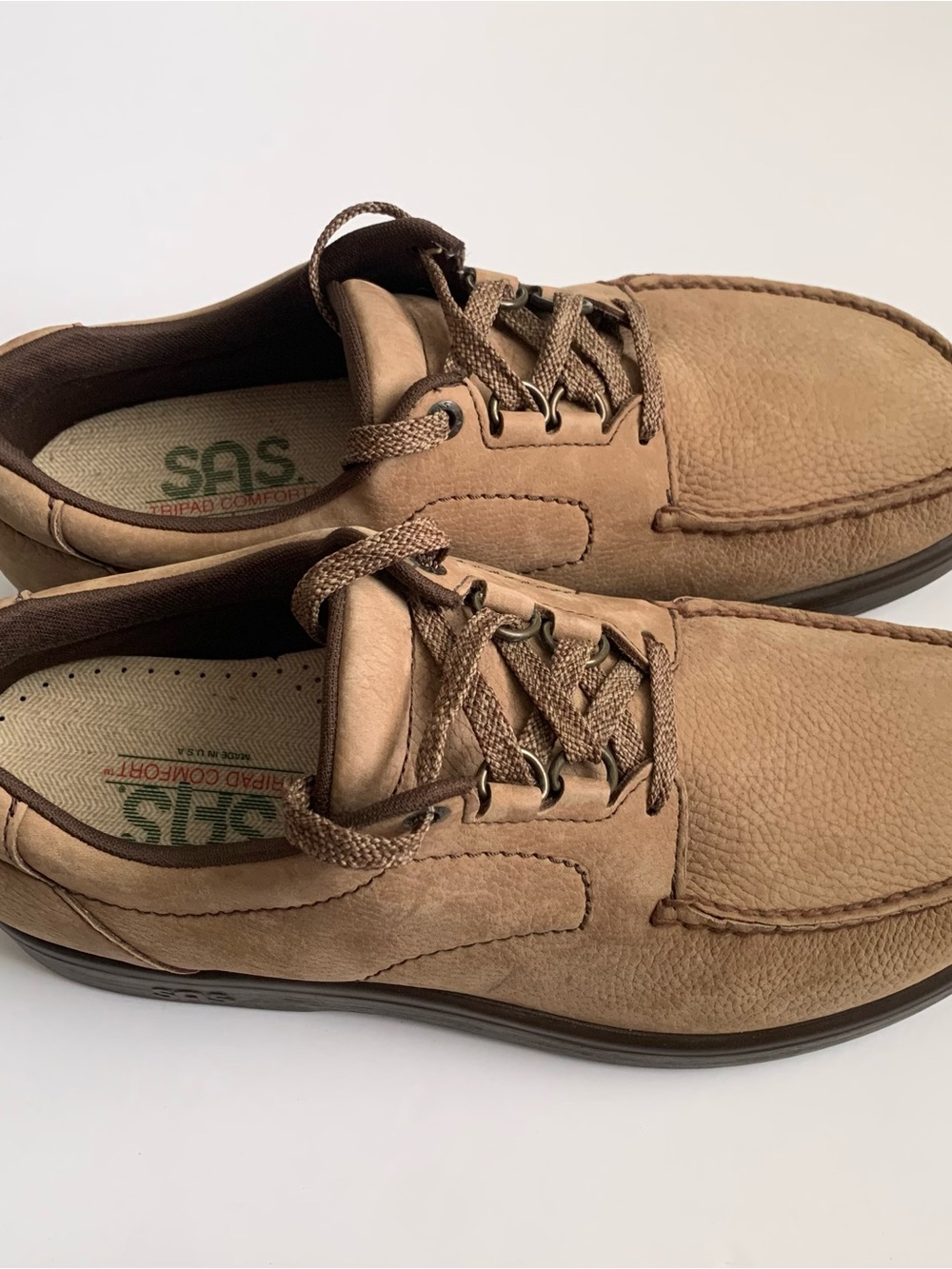 SAS Bout Time Men’s Leather Walking Shoes Size: 12W